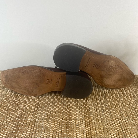 Men’s J Murphy by Johnston & Murphy Burgundy Lace Up Dress Shoes Size 12 - Picture 9 of 11